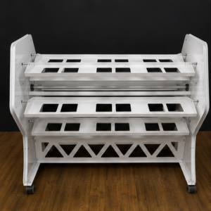 Front View of Metal PastelOrbit with no trays